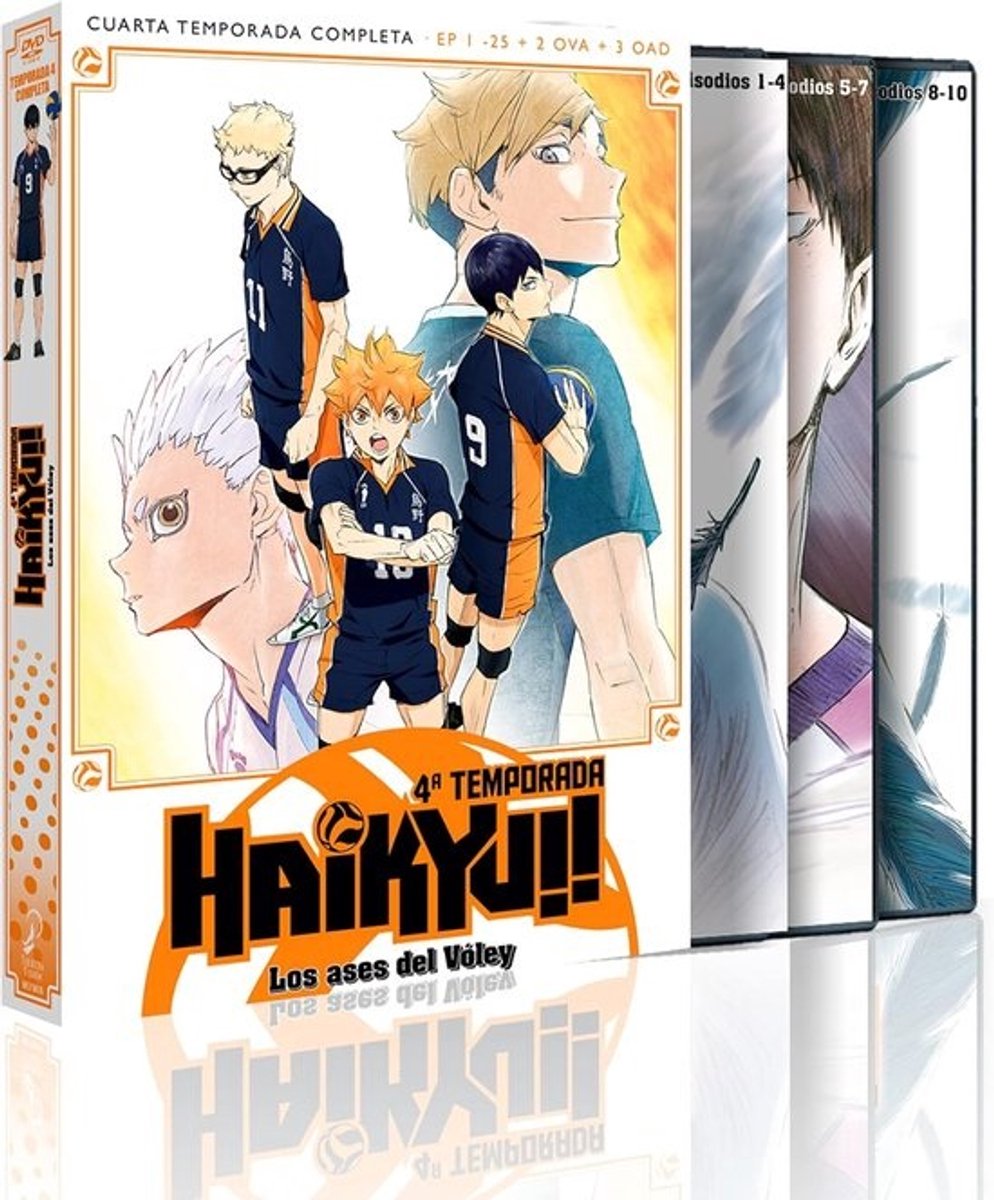 Haikyuu!! Seizoen 4 DVD Compleet Afleveringen 1-25 + Special