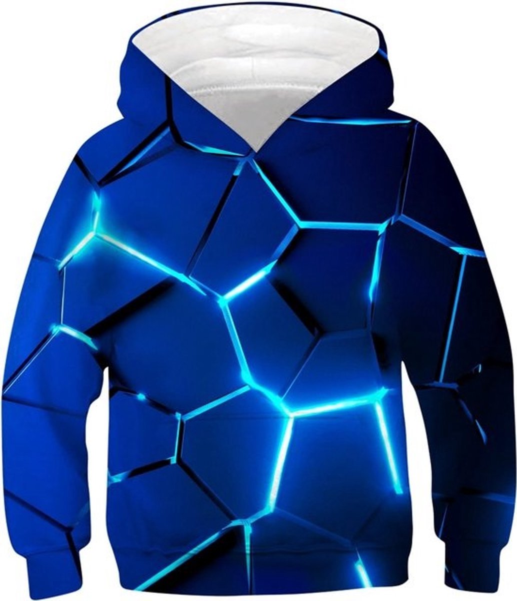 Hoodie Jongens en Meisjes - Grappige 3D Print Trui met Zakken - Lange Mouwen Sweatshirt voor Tieners (6-16 jaar)