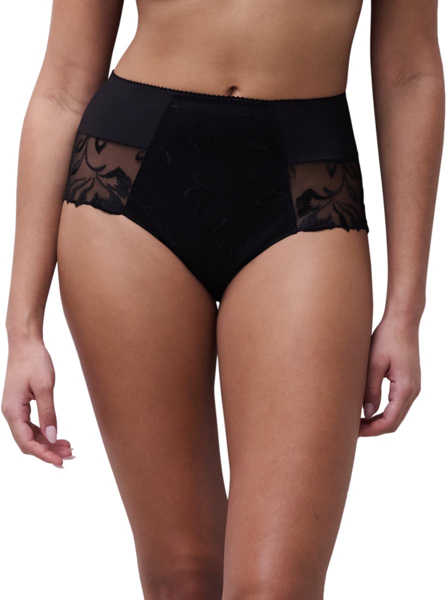 Chantelle - Majestic Taille Slip Zwart - maat 46 - Zwart