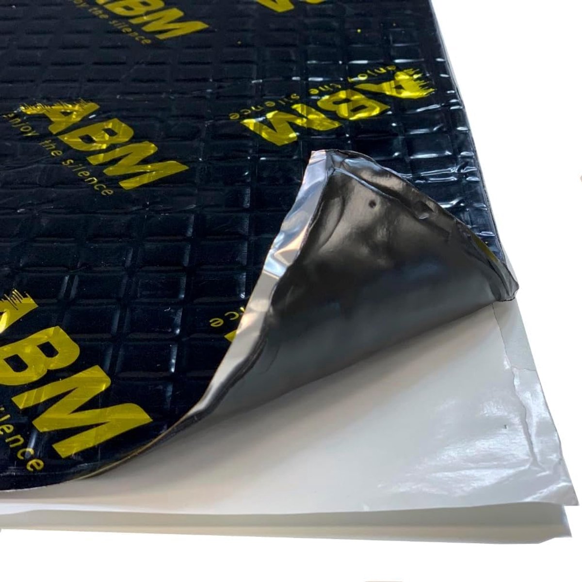 ABM Alubutyl BLACK 2,0 mm x 40 cm x 5 meter = 2 m² zelfklevende aluminiumbutyl anti-dreun isolatiemat, auto-isolatie - ShopVlot