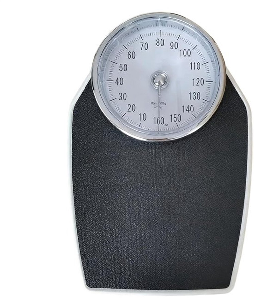 Mechanische Weegschaal - Lichaamsgewichtmeter - Thuisgebruik Fitness - Robuuste Constructie - 160kg Capaciteit