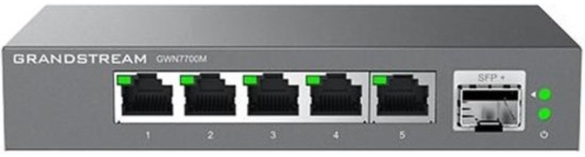 Netwerk Switch - Gigabit Switch - Snelle Netwerkverbinding - 2.5 Gbps Poorten - Compact Formaat - Zwart
