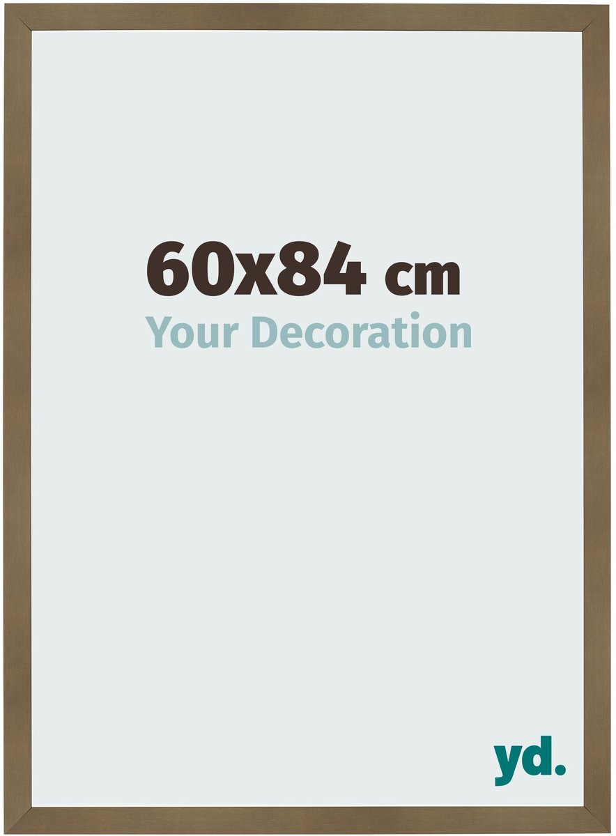Your Decoration - Fotolijst 60x84 cm - MDF - Brons Decor - Bologna