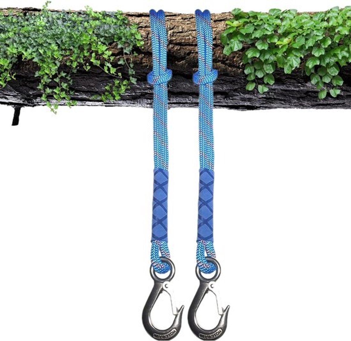 Set van 2 Schommelhangers voor Bomen - Sterk Touw met Haken voor Buitenspeeltoestellen