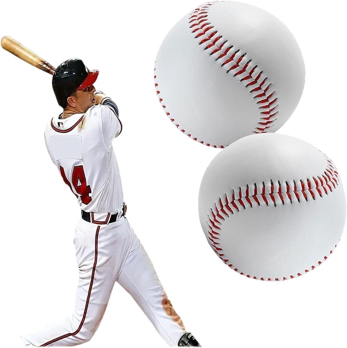 Zachte Handgenaaide Softballen van 9 Inch - Perfect voor Training en Spelplezier