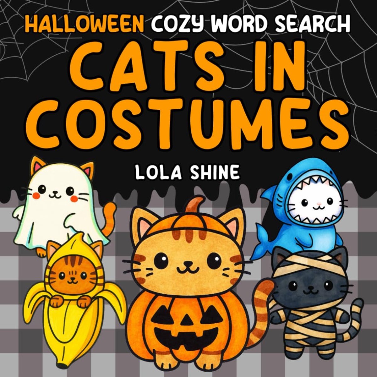 Halloween Cozy Word Search Cats in Costumes: A Bold and Fun Halloween Word Search Puzzle for Mindfulness and Relaxing - ShopVlot