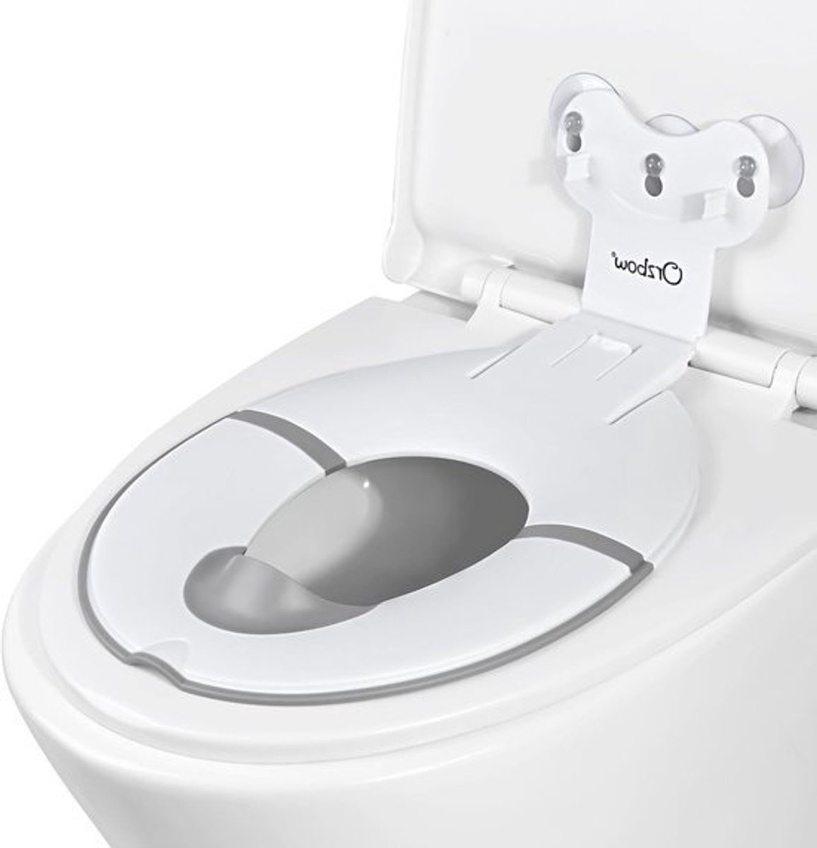 Vouwbare Baby Toiletbril, Draagbare Reis Toiletbril voor Kinderen met Zachte Rubber Urinebarrière, Verstelbare Lengte en Eenvoudige Installatie, Geschikt voor Peuters en Kinderen