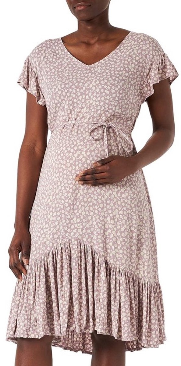 Dames Jurk Korte Mouwen All Over Print Bloemen Zomerjurk