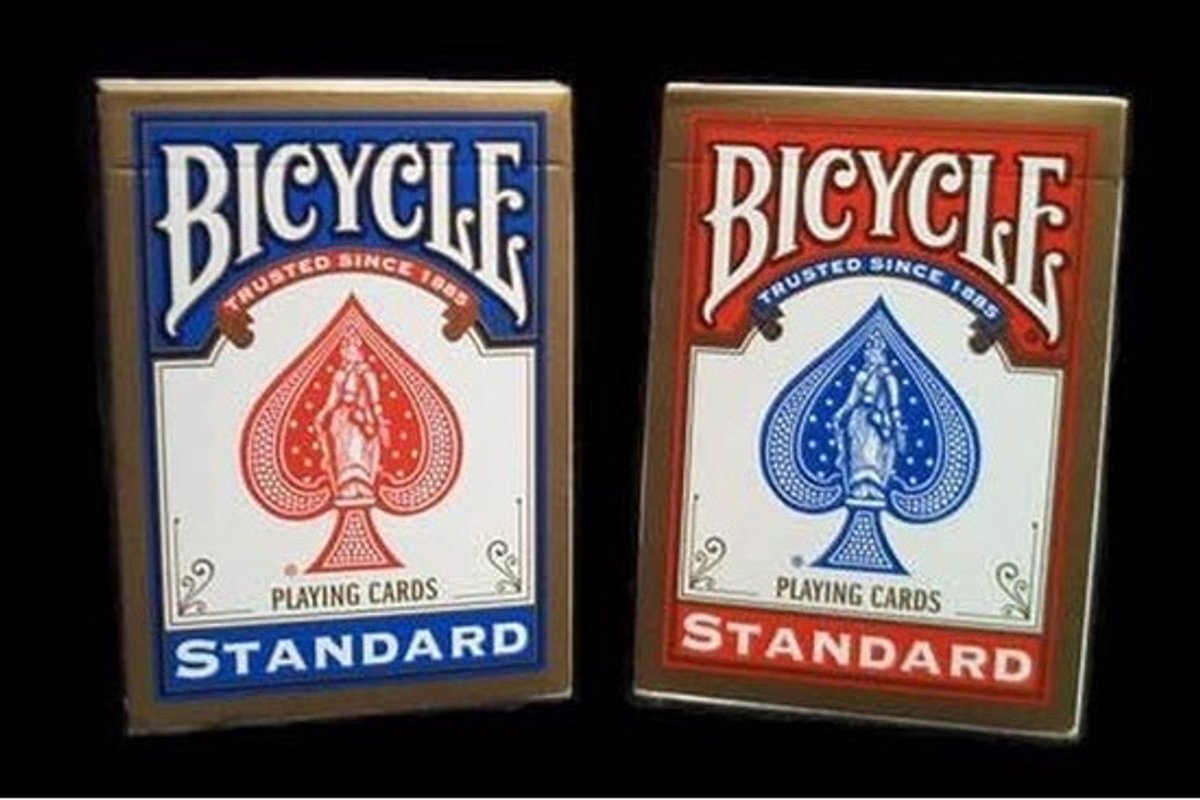 Standaard Speelkaarten Set - 72 Nieuwe Decks Fiets Kaarten Rood en Blauw