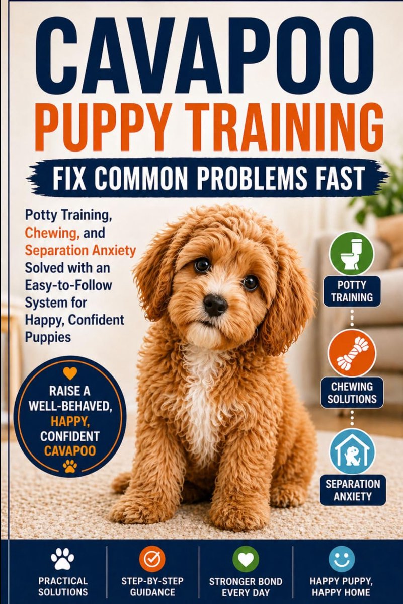 Cavapoo Puppy Training: Fix Common Problems Fast: Potty Training, Chewing, and Separation Anxiety Solved with an - ShopVlot