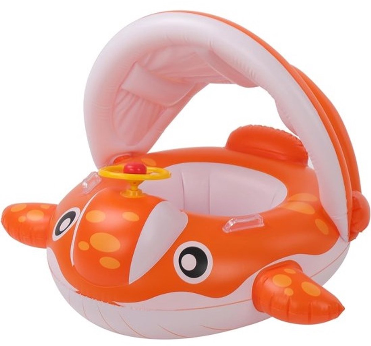 Baby Zwemband met Zonnedak en Zitje voor Kinderen 9-36 Maanden