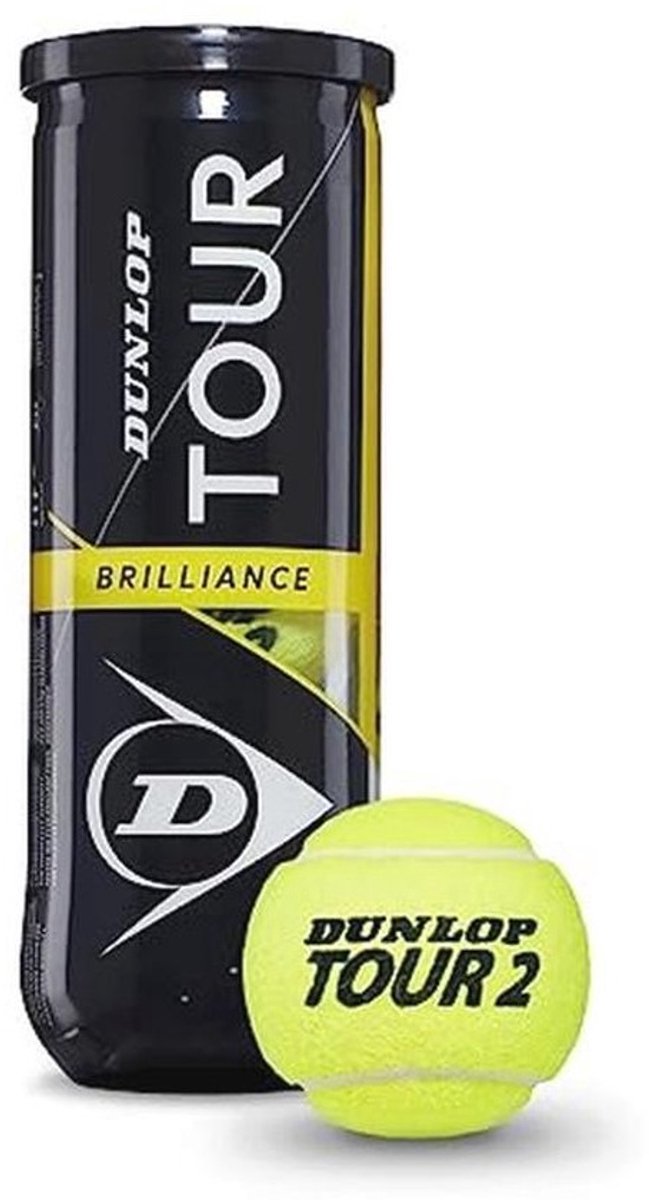 Dunlop Tennisball Tour Brilliance - 3 ball pet