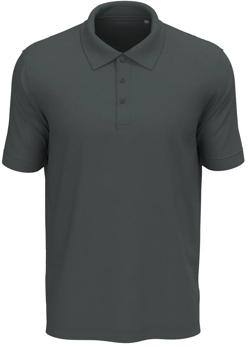 Stedman - Lux Polo - Slate Grey (Solid) maat 3XL