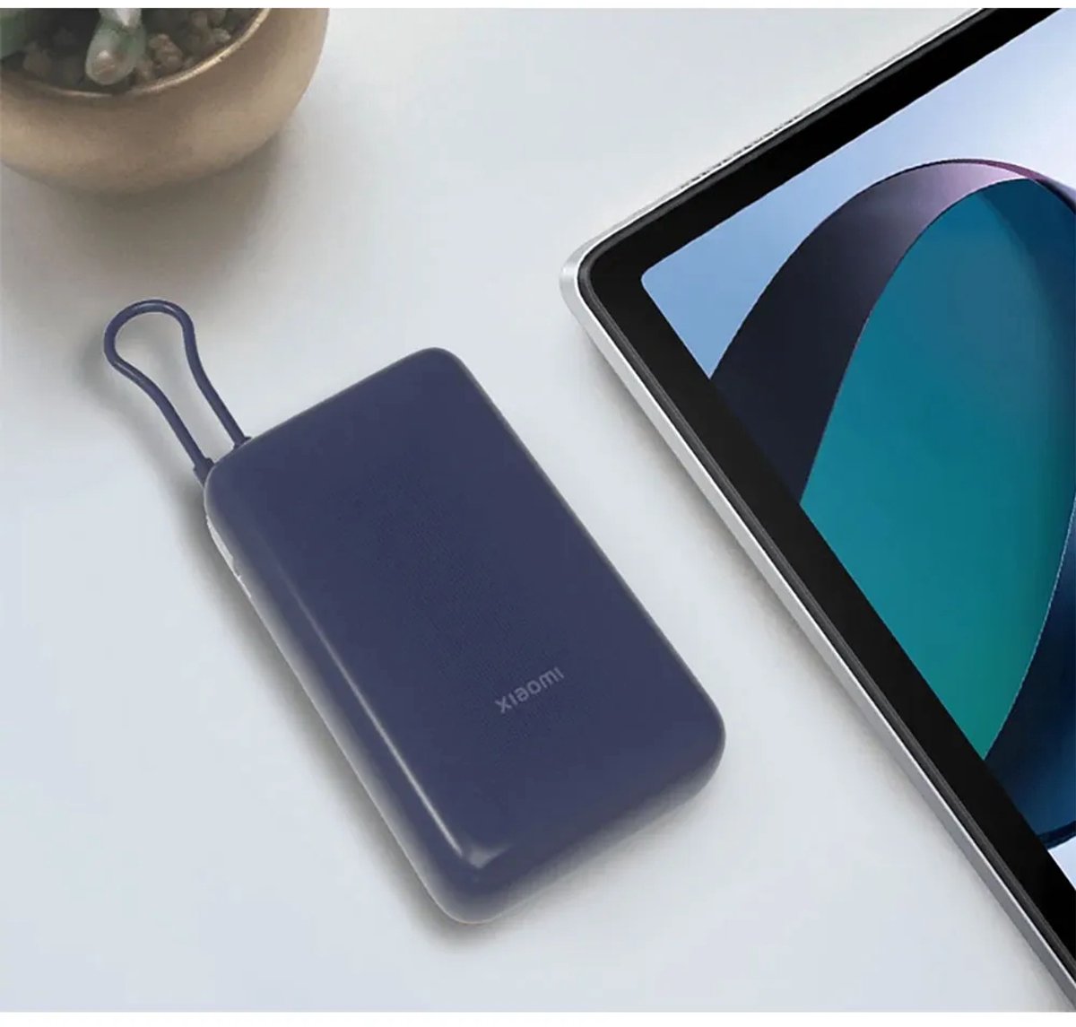 Xiaomi 33W Powerbank 20.000 mAh (Geïntegreerde kabel) Blauw - afbeelding 2