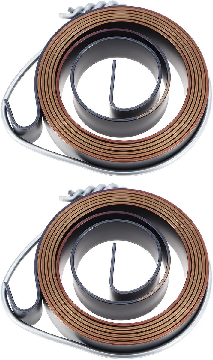Terug Spiraal Lente - Boormachine Veer - Boorpers Reparatie - Veerstaal Materiaal - 36x8x0.7mm - Zilver