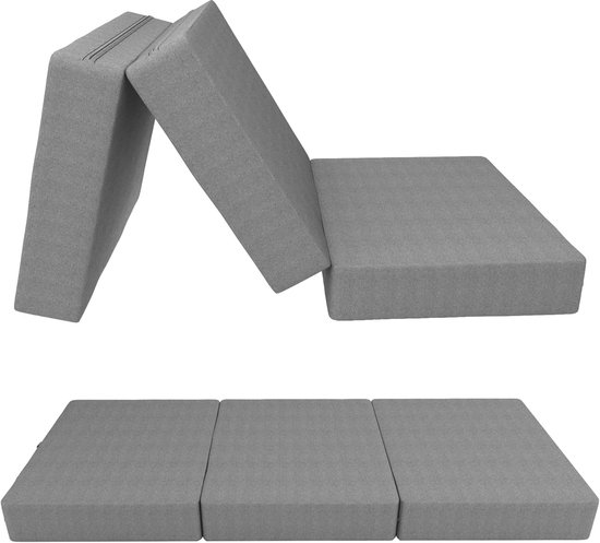Schuimmatras - Campingmatras - 80 x 195 x 15 cm - Grijs van The Friendly Swede — afbeelding 5
