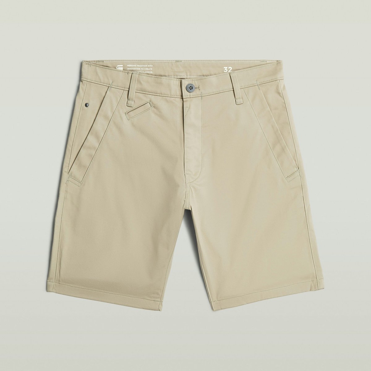 G-Star Bronson 3.0 Slim Chino Short Heren Korte broeken Dune