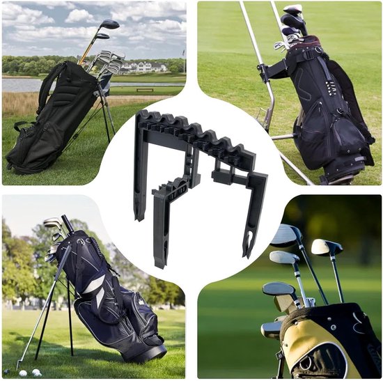 Golf Club Organizer - Clubhouder Clips - Golf Tas Ordenen - Voorkomt Clubslijtage - 25 cm Lengte - Zwart van GOLF — afbeelding 4