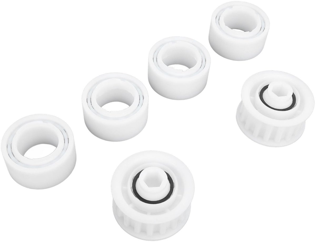 Dailygoods- Geleidewielen 4-pack - Vervangend voor zwembadrobot - Premium ABS-materiaal - Eenvoudige installatie - Duurzaam en slijtvast - Voor Dolphin - Zwembadreiniger