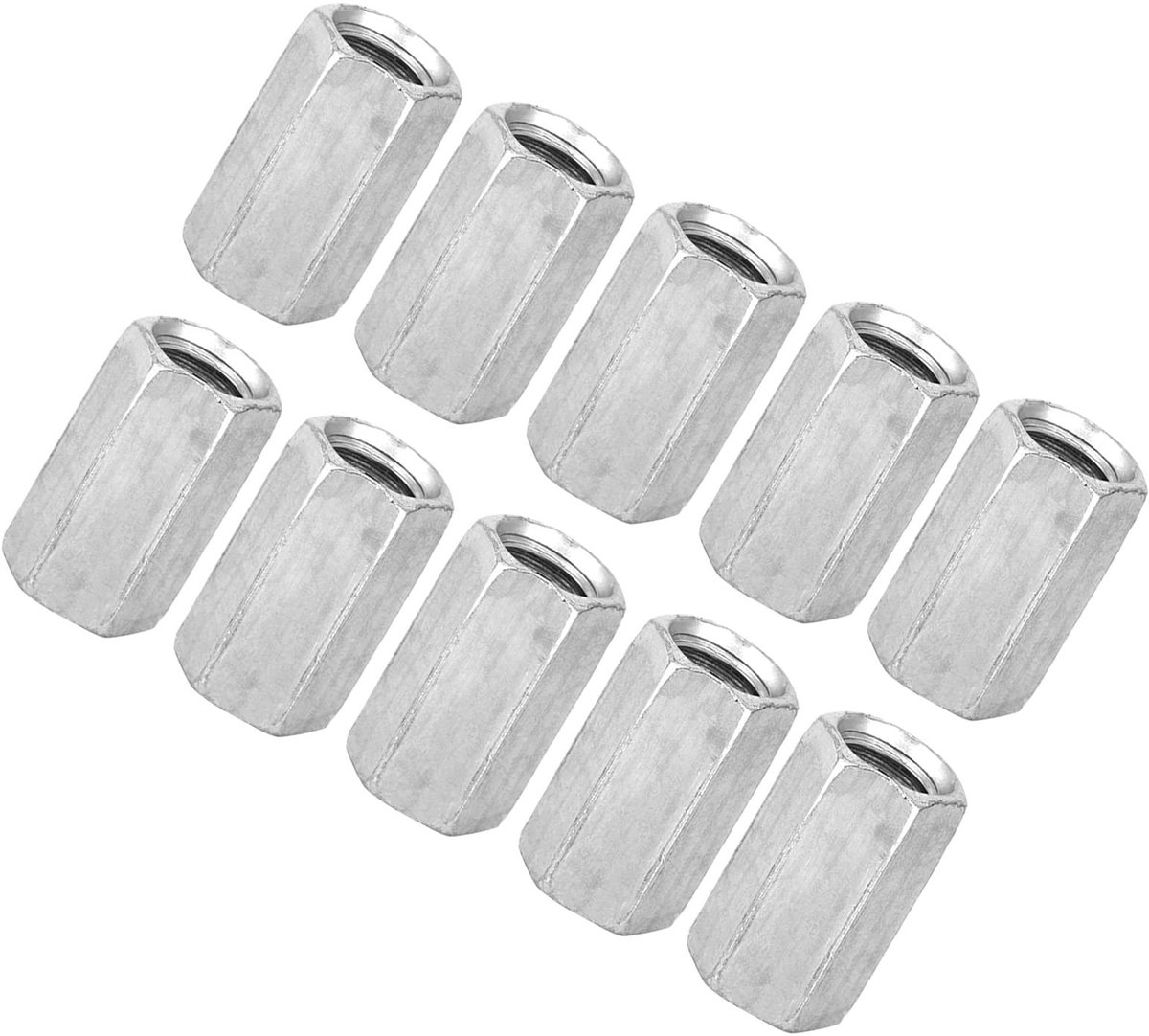 Dailygoods- Bevestigingsstang M8 x 20 - Zeskantige Moer