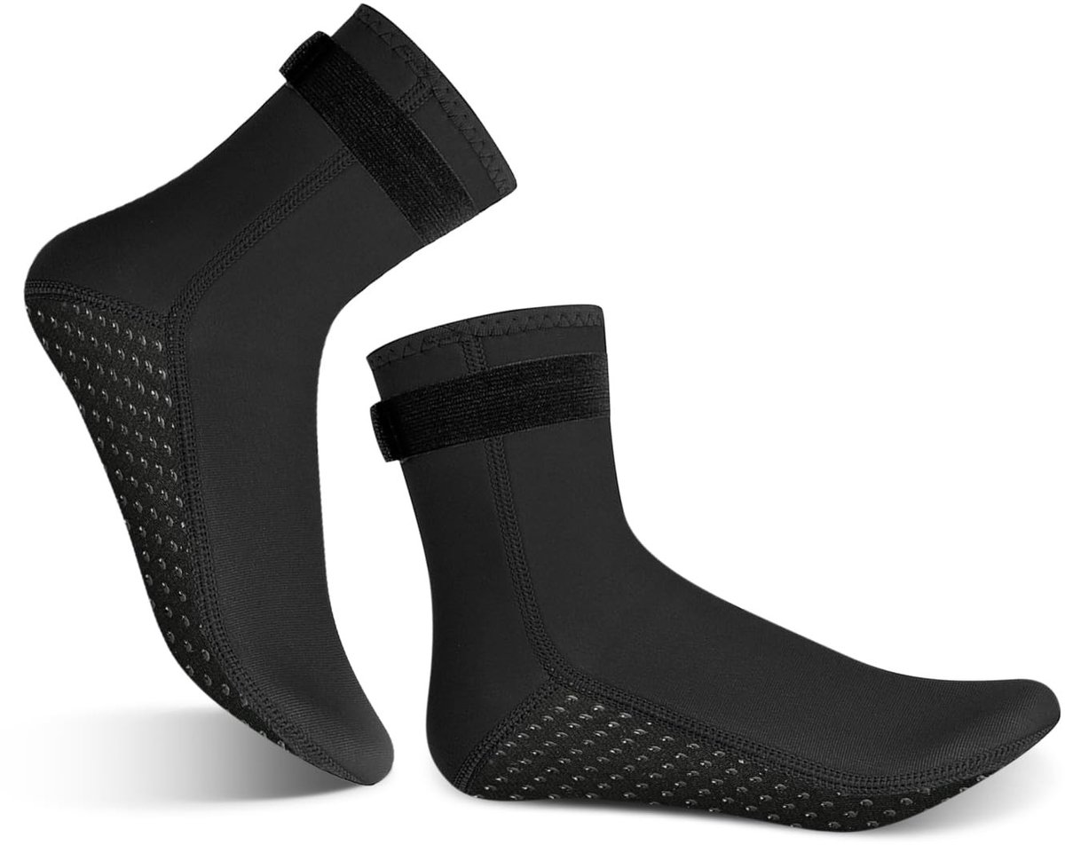 Dailygoods- Duiksokken Antislip - Professionele Duikuitrusting - Zand- en Steekbestendig - Neopreen 3 mm - Maat M (40-41) - Duikvoetbescherming - Zwemsokken