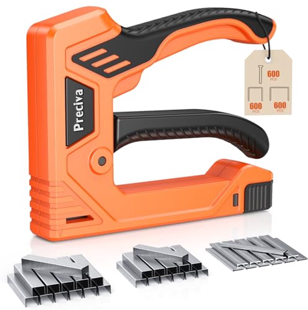 Nietmachine voor hout - Behangnietmachine decoratie - Meubels stofferen - Lichtgewicht ontwerp - 1800 nieten - Oranje
