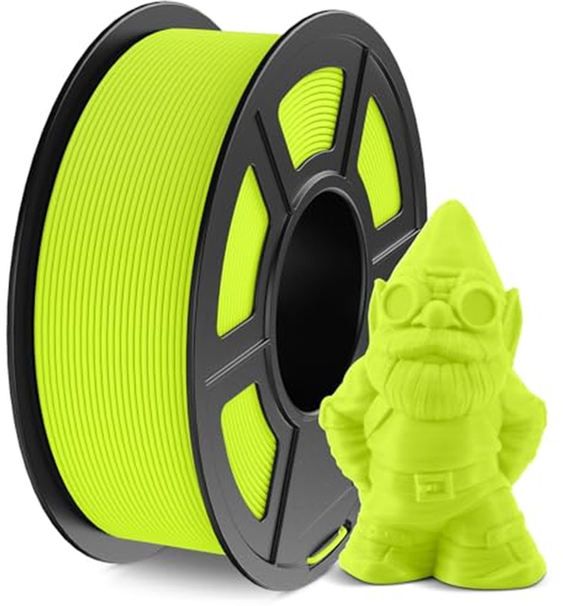 PLA Filament - 3D Print Materiaal - Objecten Printen - Matte Afwerking - 1.75mm 1.1kg - Licht Geel