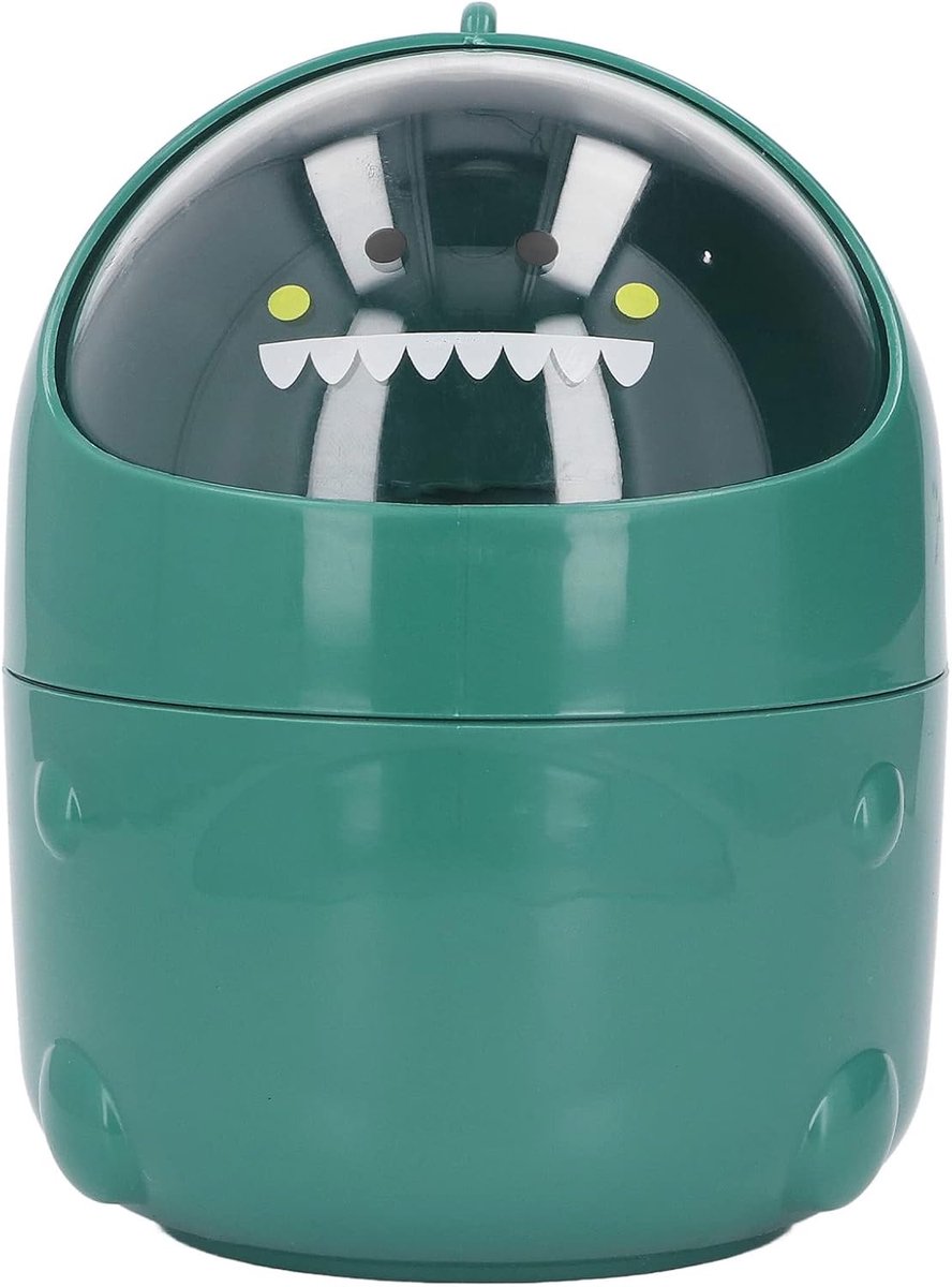 Dailygoods- Mini Prullenbak Draaibaar Deksel - Bureau Prullenbak