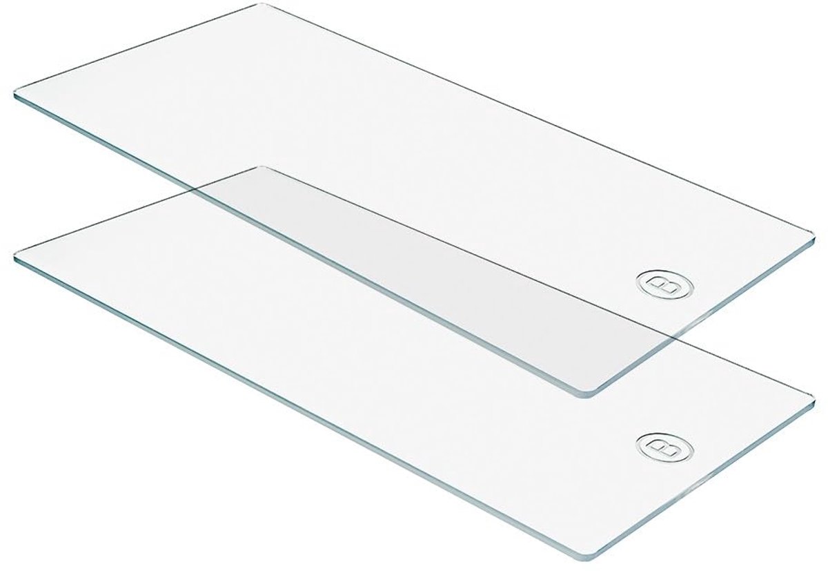 Kunststof Platen - Reserveplaten Snijplaten - Stansen en Reliëf - Extra Lang Formaat - 2 Stuks 15x30cm - Transparant