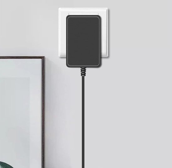AC/DC Adapter - Voedingskabel Oplader - Externe Harde Schijf - Compact en Lichtgewicht - Universeel - Zwart — afbeelding 4
