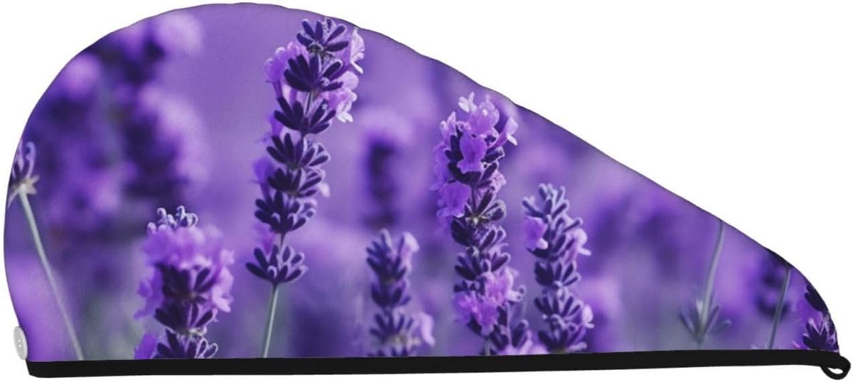Haardrogende Cap - Haar Tulband - Snel Haar Drogen - Super Absorberend - 64 cm - Paars