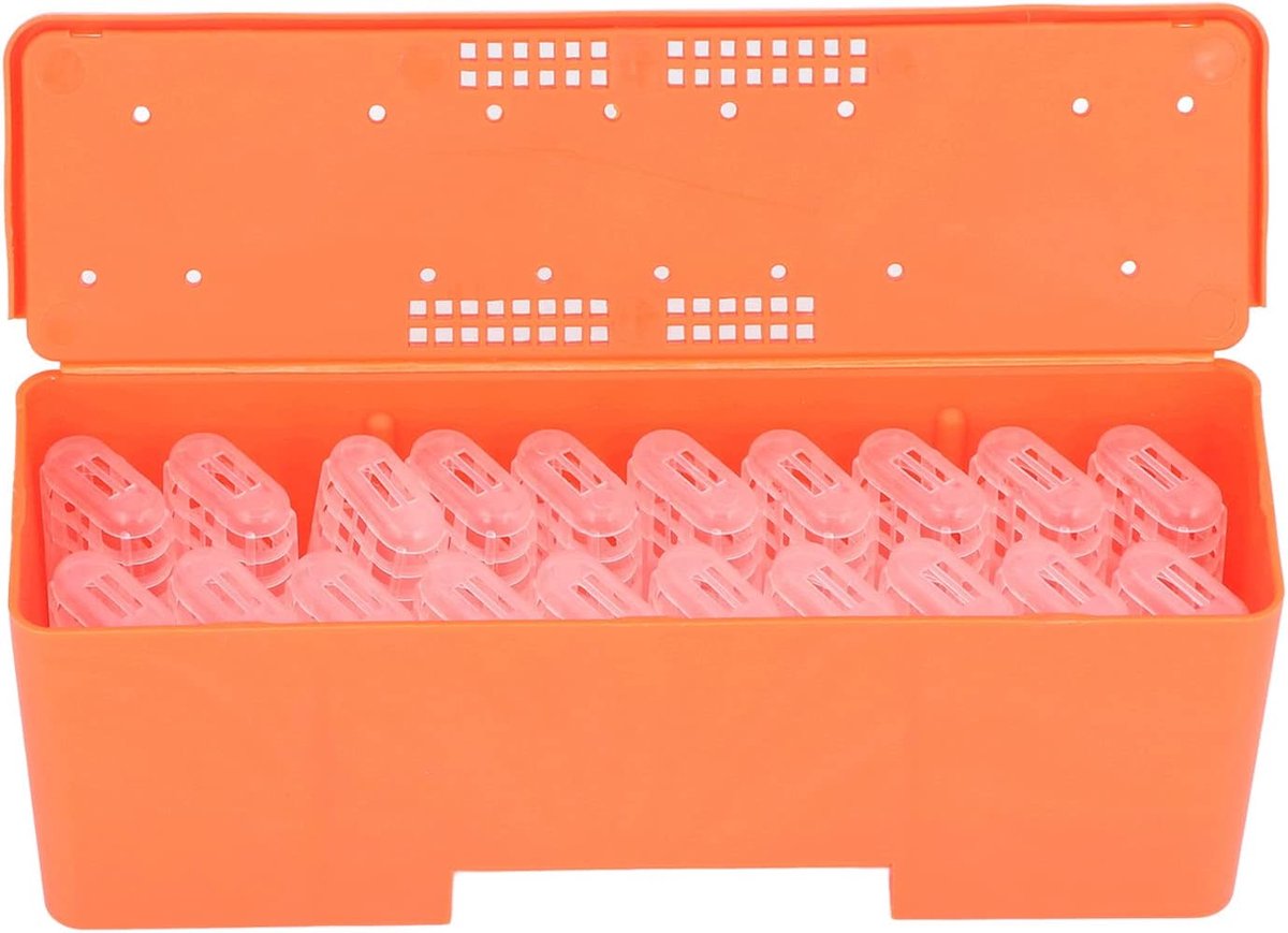 Transport Box - Koninginnenkooien - Bijenteelt Werk - Lichtgewicht Kunststof - 20 Stuks - Transparant