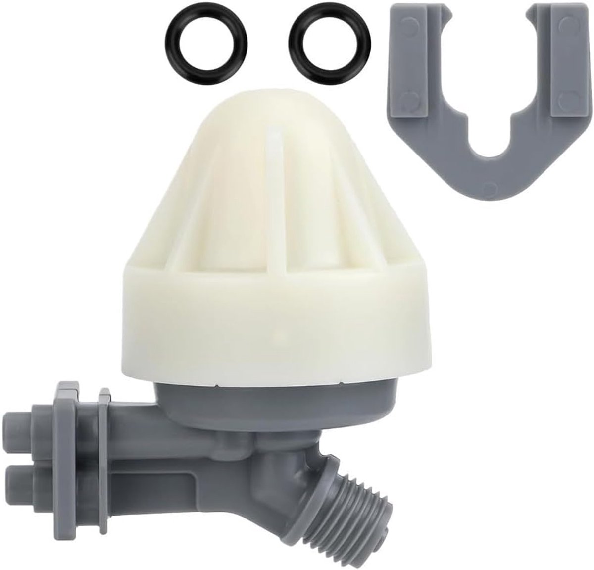 Waterontharder Mondstuk - Nozzle Kit - Optimaliseert Werking - Lekvrije Afdichting - 5x7x5 cm - Beige