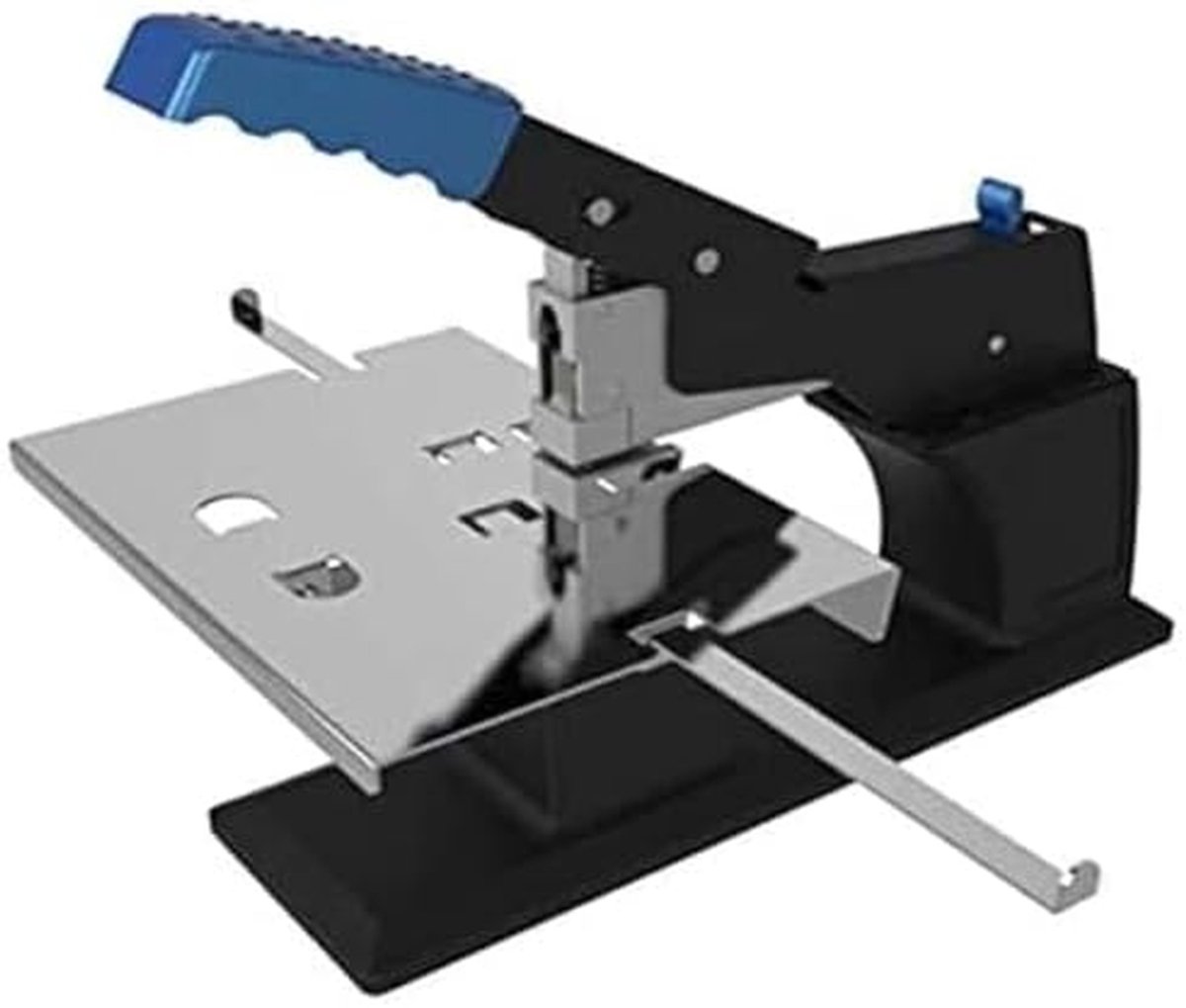 Nietmachine Lange Arm - Document Binder - A3 Documenten Bind - Vlak en Zadelnieten - 60 Vellen Capaciteit - Zwart