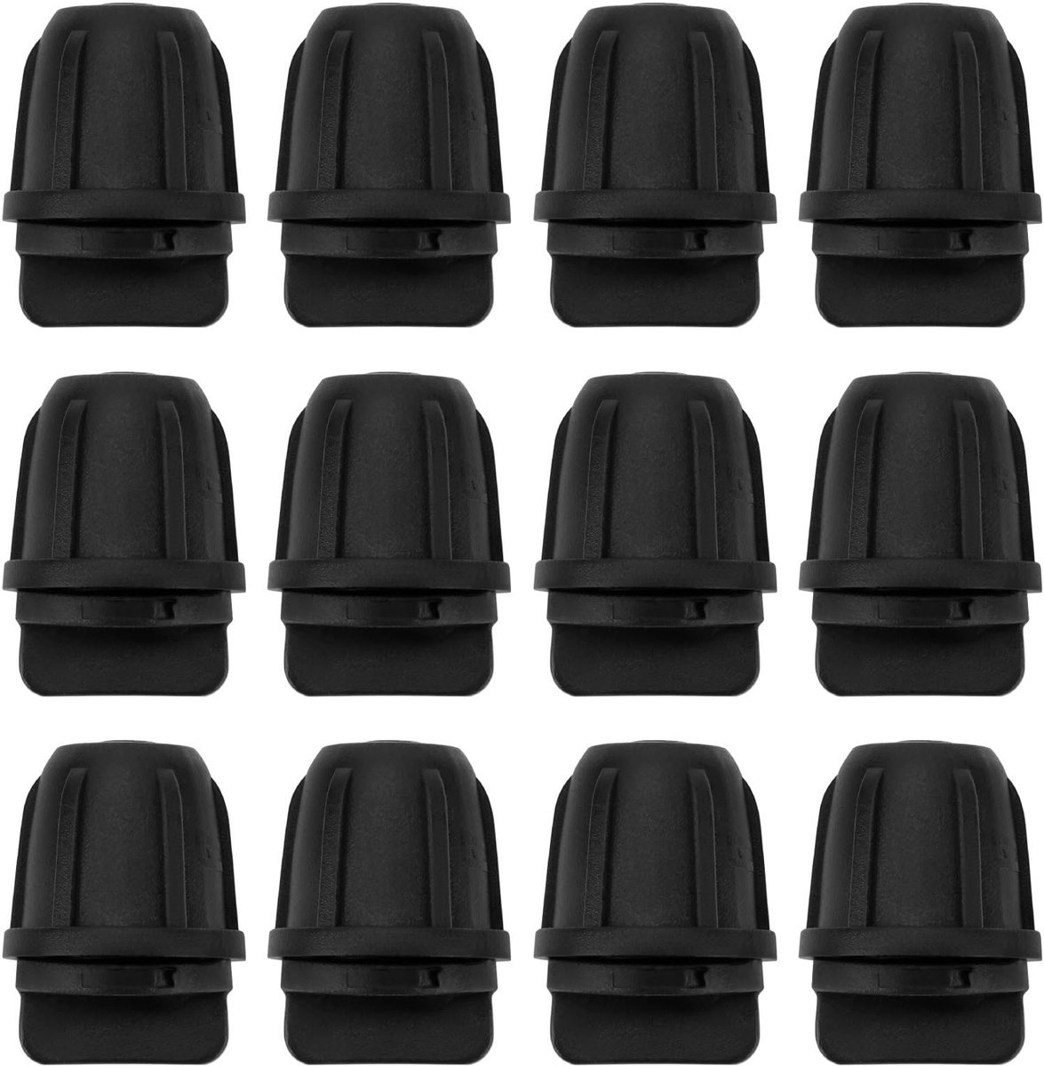 Dailygoods- Druppelirrigatie End Plug Fittingen - 50 Stuks - Lekvrij Verbindingssysteem - 1/4 Inch - Kunststof - Slijtvast en UV-bestendig - Irrigatieconnector