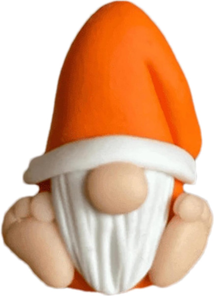 Mini Decoratie Figuren - Kleine Tuinfiguren - Tuin Aankleding - Weerbestendige Coating - 32 mm Breed - Oranje