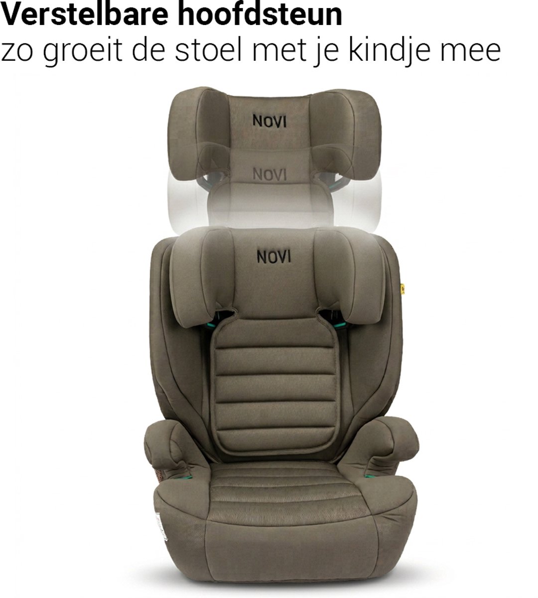 Novi Baby James Premium Autostoel - i-Size - met Isofix - 100-150 cm thumbnail 5
