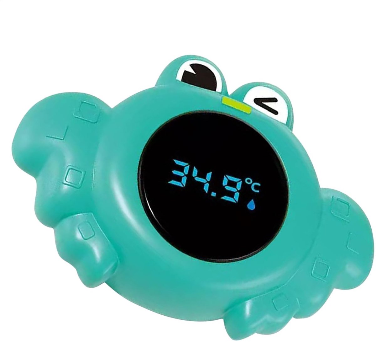 Badthermometer Kinderen - Water Temperatuurmeter - Veilig Baden - Dierenmotief - 12 cm - Groen
