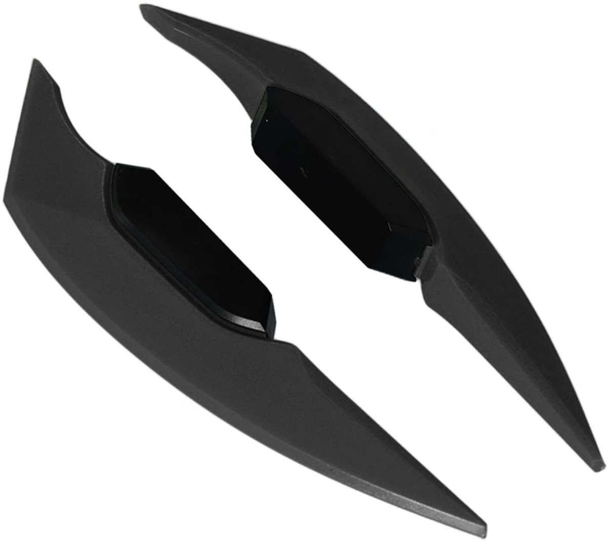Dailygoods - Universele Aerodynamische Motorvleugels voor Elektrische Motorfietsaccessoires Zwart