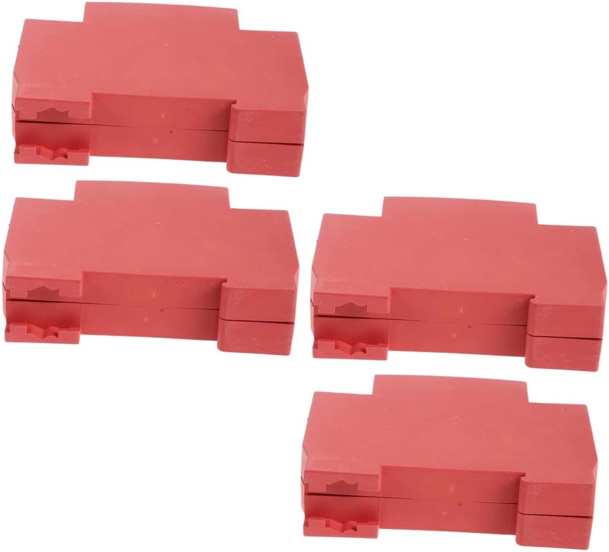 Brandblusser Beschermhoes - Veiligheidshuisje Aerosol - Industriële Beveiliging - Ruimtebesparend Snap-Design - 7.6x6.5x1.8cm - Rood