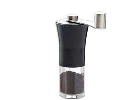 Handmatige Koffiemolen - Roestvrij Staal Molen - Verse Koffie Zetten - Keramische Bramen - 11 x 7 x 15 cm