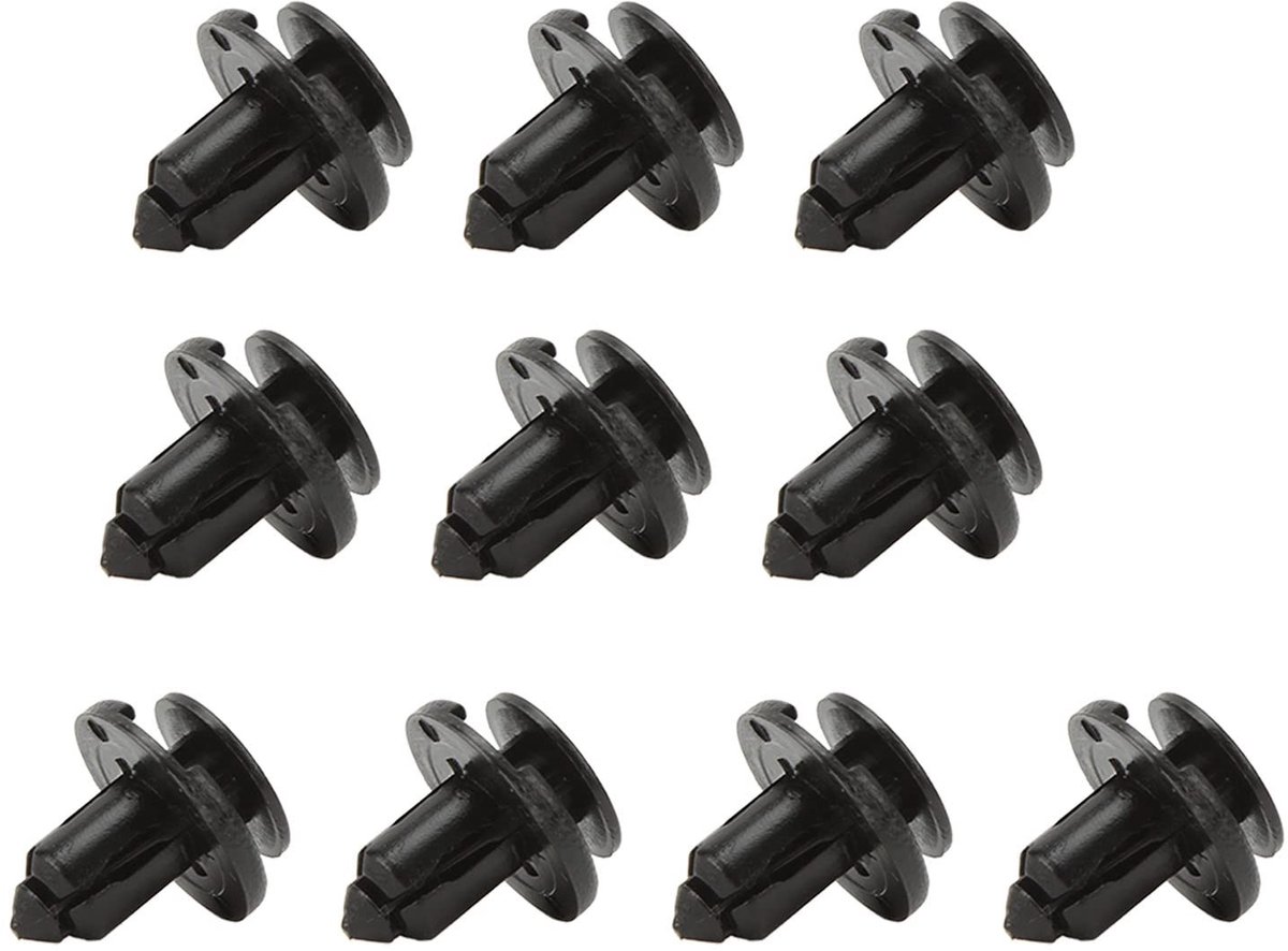 Dailygoods- Vasthouders 10 Stuks - Duurzame Constructie - Stabiele Bevestiging - Hoge Temperatuurbestendigheid - Krachtige Bevestigingskracht - Geschikt voor Model 3/Y/S/X - Clip
