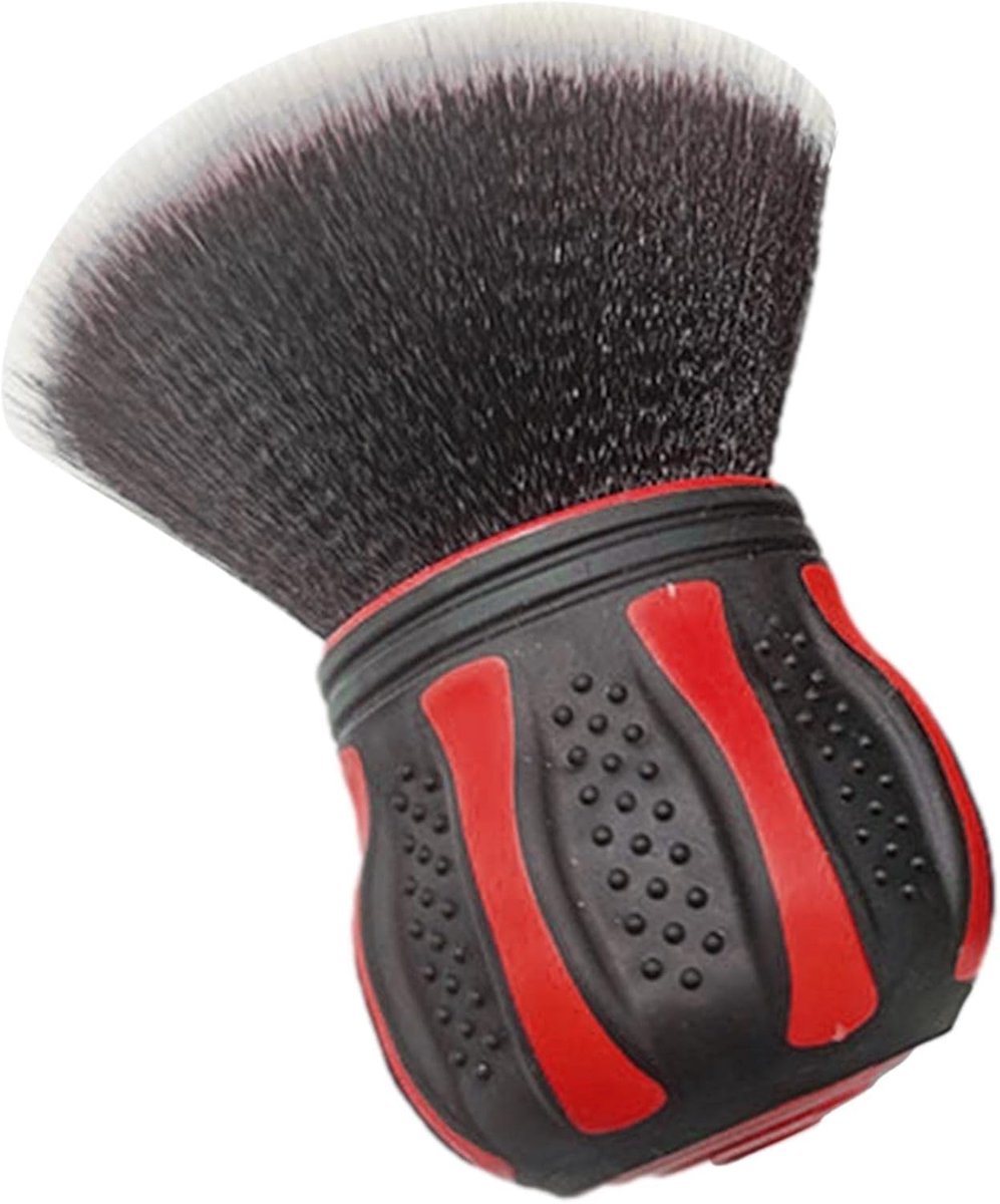 Onderhoudsborstels Auto - Stofverwijderaar Interieur - Auto Reinigen - Antislip Rubber Grip - 154 cm Lengte - Rood