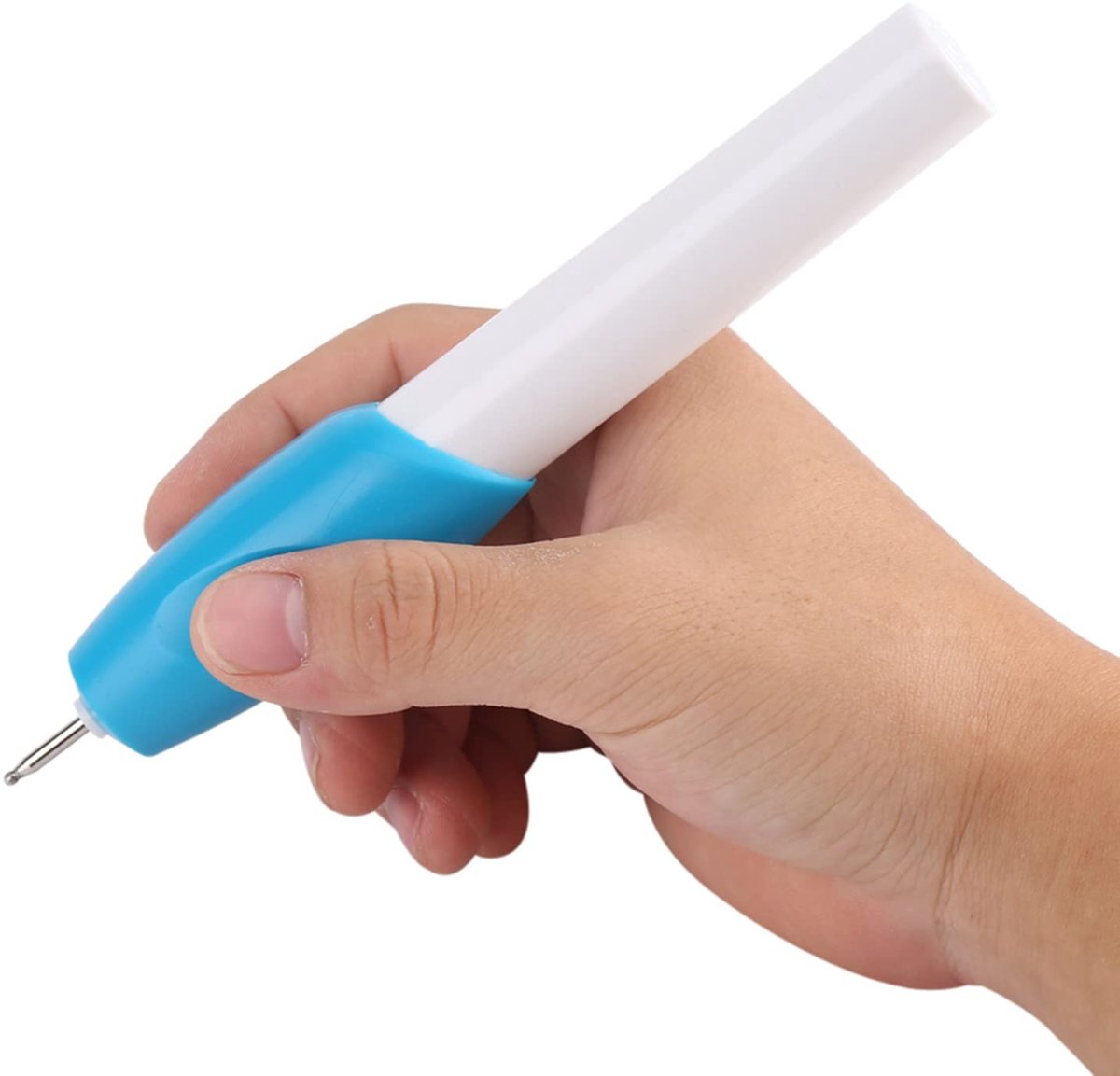 Dailygoods- Graveerpen Mini - Elektrische Graveermachine - Graveergereedschap Hout/Metaal/Glas - Persoonlijker - Compact - 17,5 cm