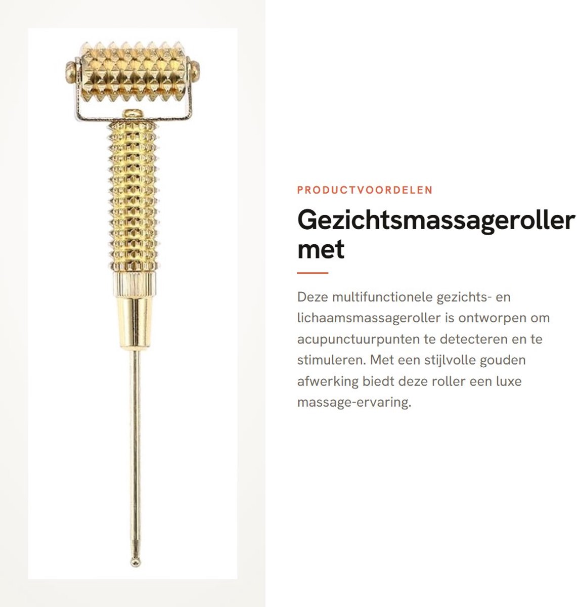 Dailygoods- Gezichtsmassageroller multifunctioneel