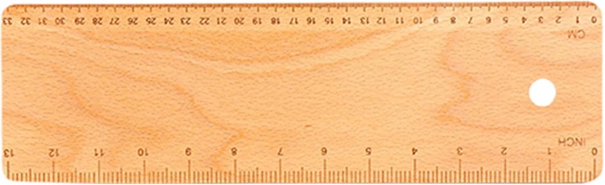 Broodpan met schil - Bakgereedschap hout - Brood bakken - Afgeschuinde randen - 33 x 10 cm - Natuurlijk hout