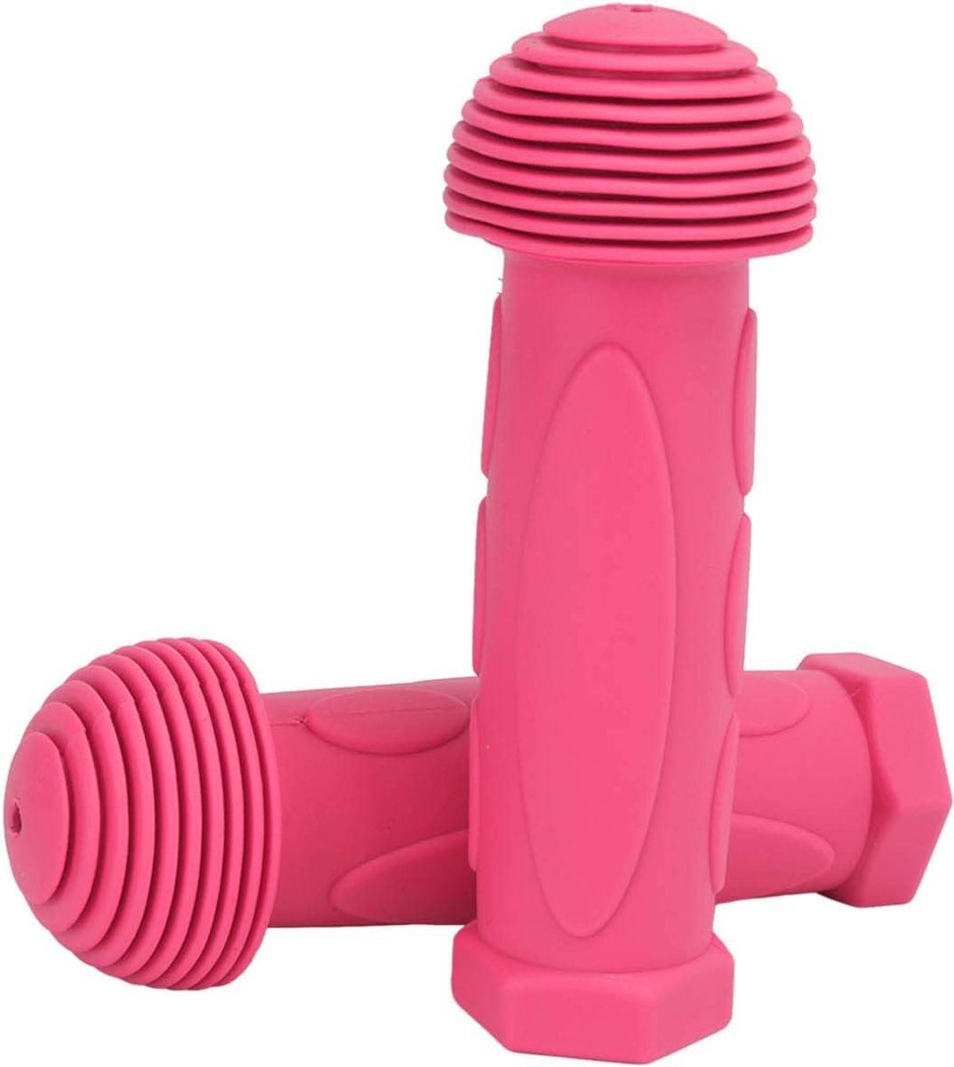Kinder Fietsgrepen - Stuur Handvatten - Veilig Fietsen - Scheurvast Rubber - 12 cm Lengte - Zwart