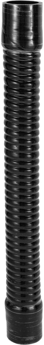 Dailygoods- Koelmiddelslang 500 mm - Siliconenmateriaal - Binnendiameter 45 mm - Temperatuurbestendig tot 300℃ - Meerlaags weefsel - Zwart - Siliconenslang