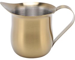 Melkopschuimkan Roestvrij staal - Koffie Stoommelkkan - Koffie Bereiden - Elegant Goud Design - 150ml - Goud