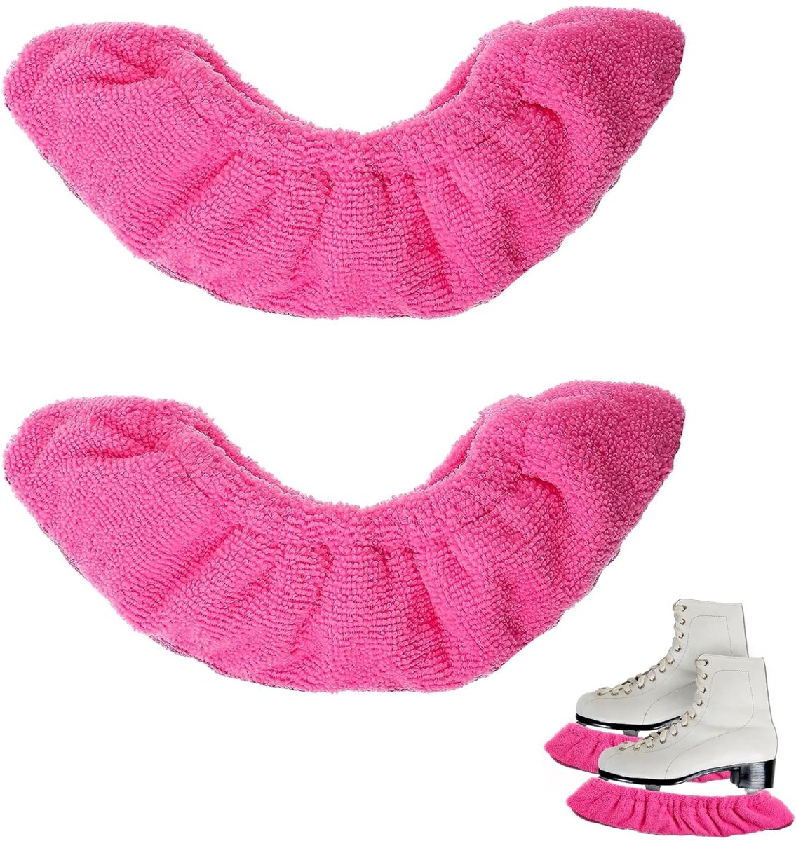 Dailygoods- Schaatsbeschermers - Duurzaam - Kunstschaatsen/IJshockey - Accessoires - Snijbestendig - Geschikt voor schaatsen tot 35 cm - Schaatshoezen